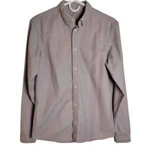 AllSaints Mauve Huntingdon Long Sleeve Button Down Dress Shirt Size XS